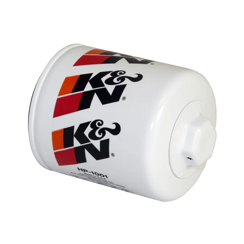 K&N Oliefilter - Opschroeffilter 76x79mm, schroefdraad M18 X 1,5 passend voor Chevrolet, Pontiac, Saab, Buick, Oldsmobile, GMC (HP-1001)
