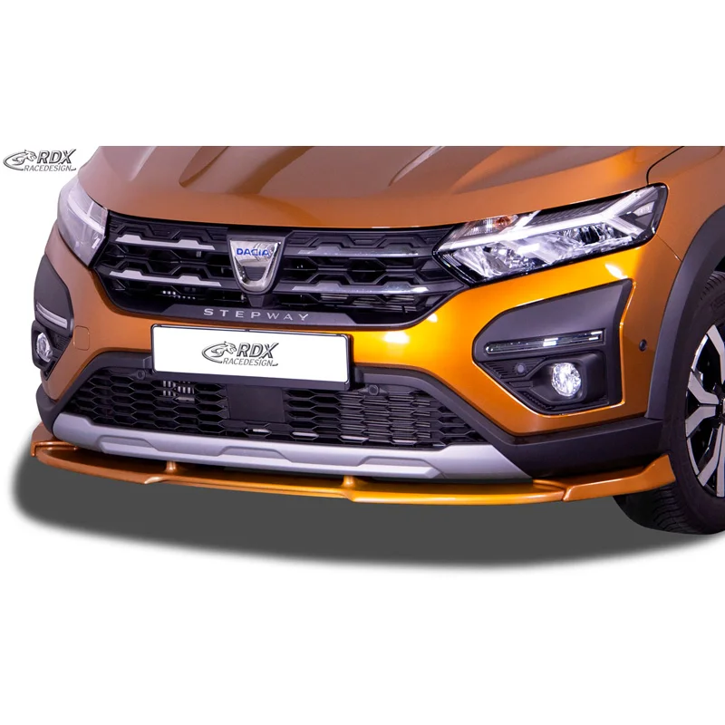 RDX Voorspoiler Vario-X passend voor Dacia Sandero Stepway III 2021- (PU)