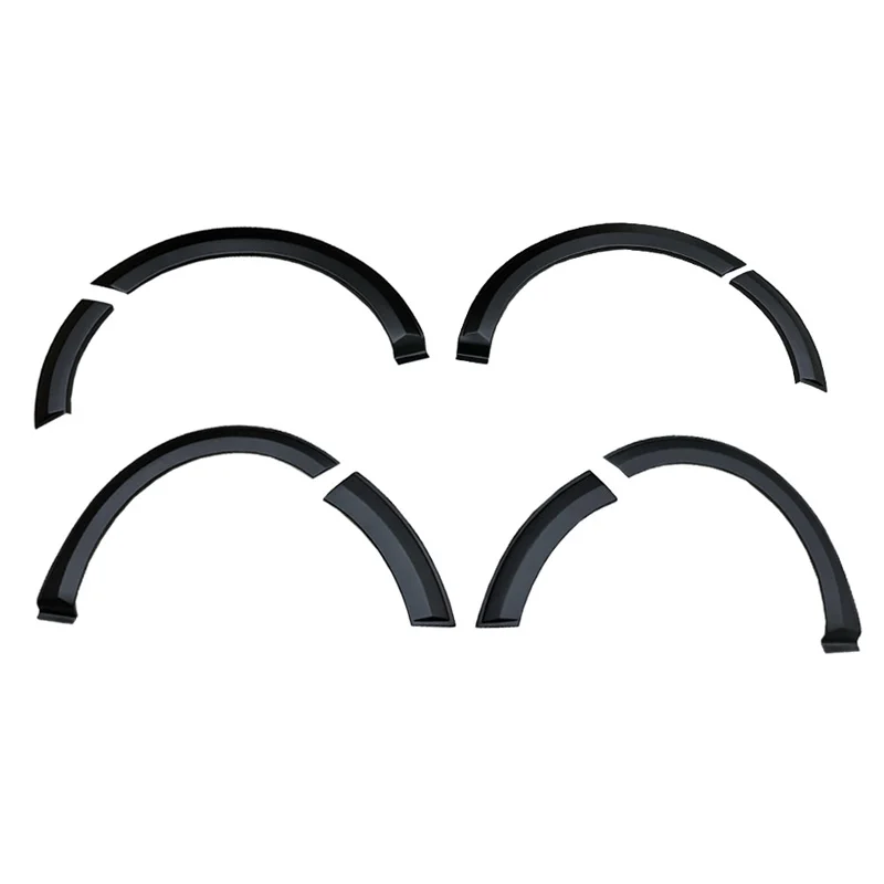 Oneway Set spatbordverbreders (Trims) passend voor Dacia Lodgy 1e Gen. 2012-2020 - Matzwart