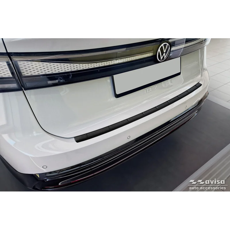 Avisa RVS Achterbumperprotector passend voor Volkswagen ID.7 2023- - Matzwart