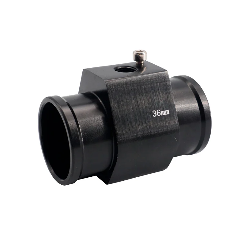 Simoni Racing Watertemperatuursensor Fitting – Zwart geanodiseerd aluminium – Ø36mm
