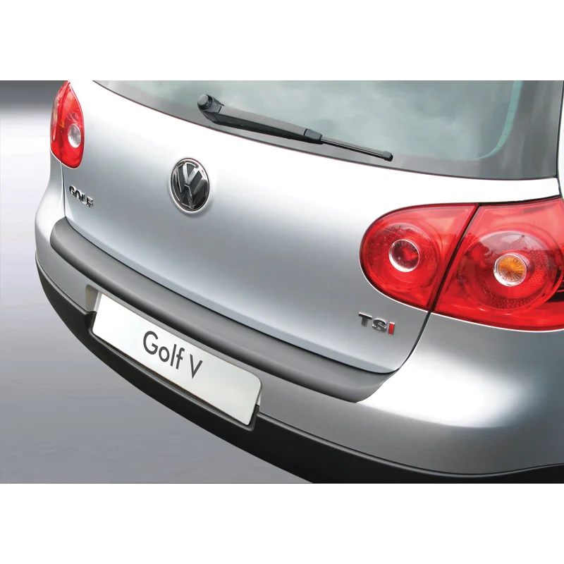 RGM ABS Achterbumper beschermlijst passend voor Volkswagen Golf V 3/5 deurs Zwart