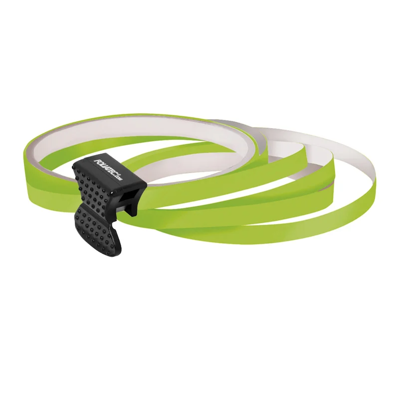 Foliatec PIN Striping voor velgen incl. montage hulpstuk – neon groen – 4 strips 6mmx2,15meter & 1 testrol 6mmx40cm