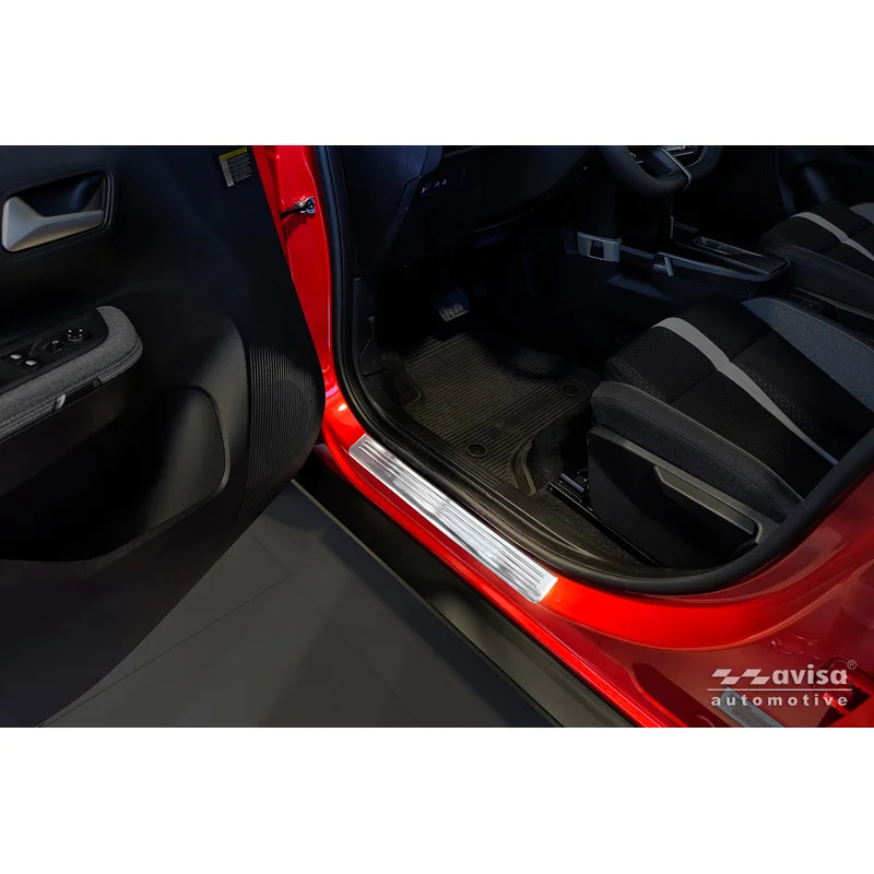 Avisa RVS Instaplijsten passend voor Opel Frontera (EV) 2024- 'Lines' - 4-delig