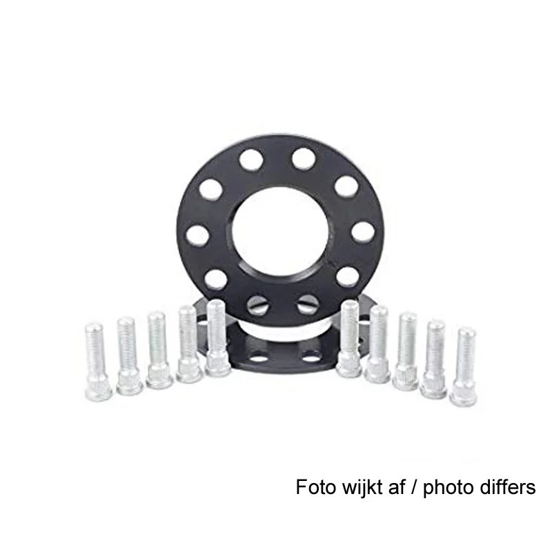 H&R DRS-Systeem Spoorverbrederset 28mm per as - Steekmaat 5x130 - Naaf 71,6mm - Boutmaat M14x1,5 -  passend voor Porsche - Zwart