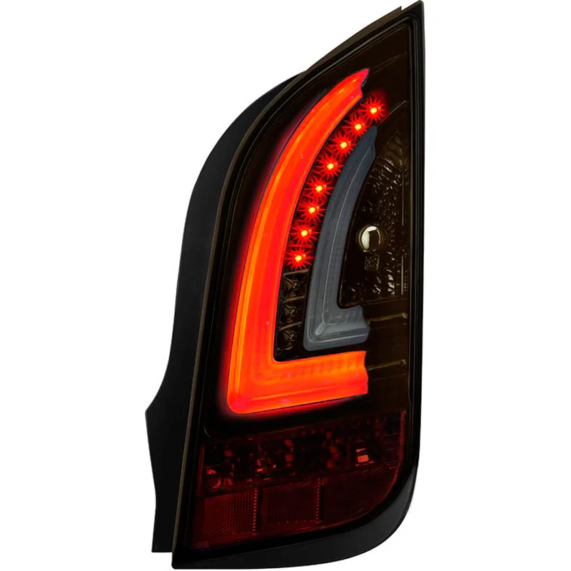 AutoStyle Set LED Achterlichten passend voor Seat Mii 2011- – Zwart/Rookgrijs/Goud