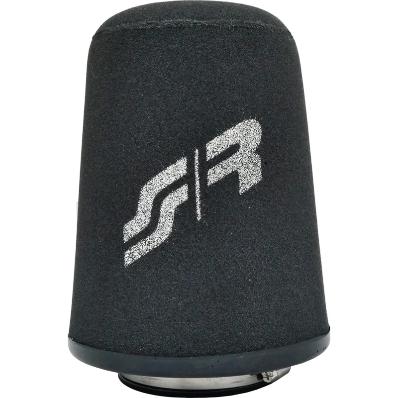 Simoni Racing Schuimluchtfilter Universeel - 156/120mm - Zwart - incl. 3 adapterringen
