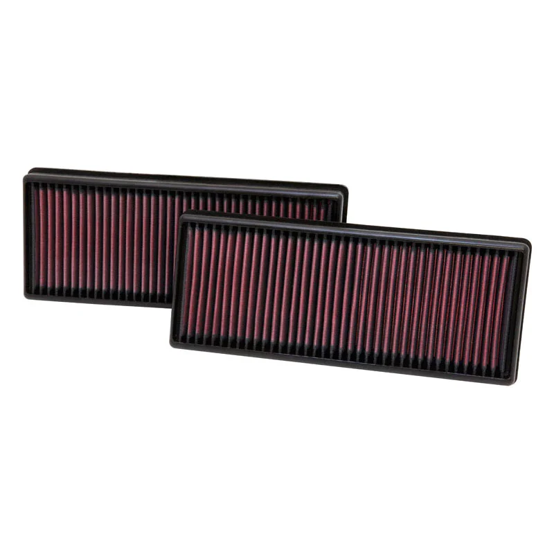 K&N vervangingsfilter passend voor Mercedes CL, CLS, E500, E550, E63, GL450, GL500, GL550, GL63 GLE, GLS, ML500, ML550, ML63, S500, S550, S63, SL500, SL550, SL63 (2 per box) (33-2474)