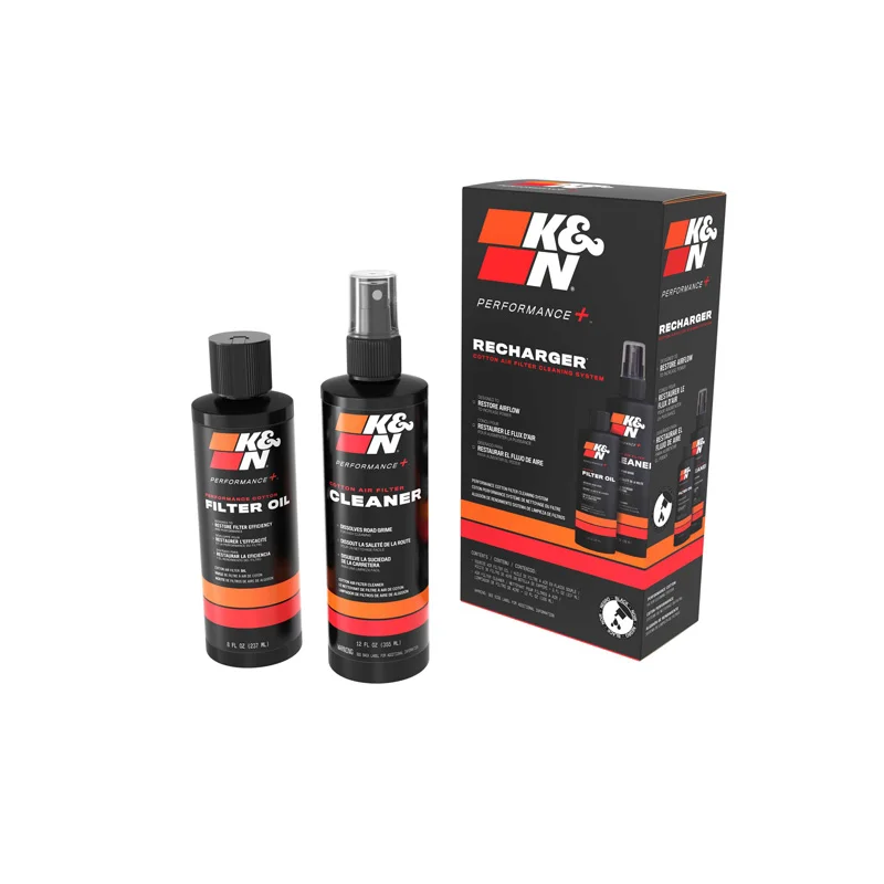 K&N Performance Recharger Kit - Filteronderhoudskit Fles Zwart (99-5050BK)