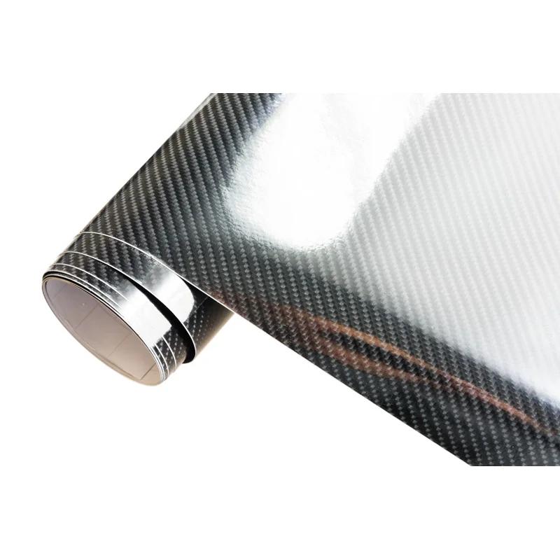 AutoStyle 5D Carbon Car Wrapping Folie – Glanzend Zwart – 152x200cm