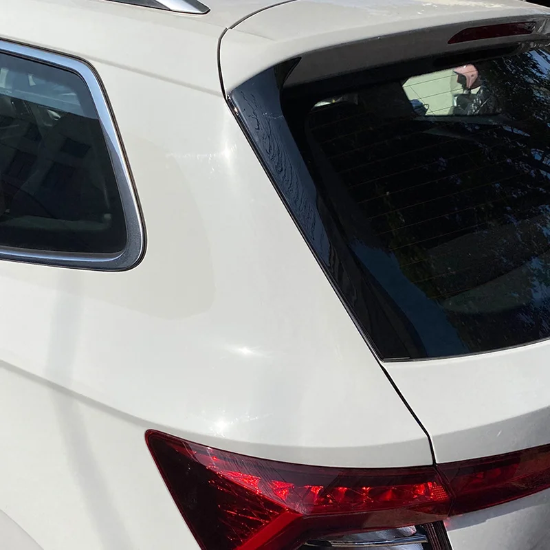 AutoStyle Set achterruit side-spoilers passend voor Skoda Karoq (NU7) 2017- (ABS Glanzend zwart)