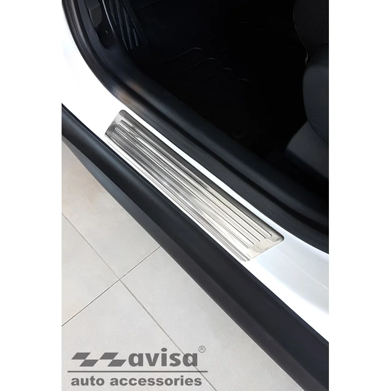 Avisa RVS Instaplijsten passend voor Citroën C3 Aircross II 2017- 'Lines' - 4-delig