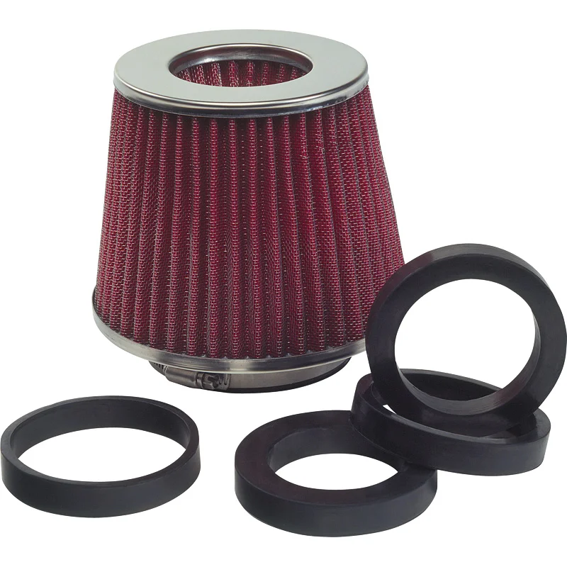 AutoStyle Universeel Luchtfilter conisch – incl. 6 adapterringen