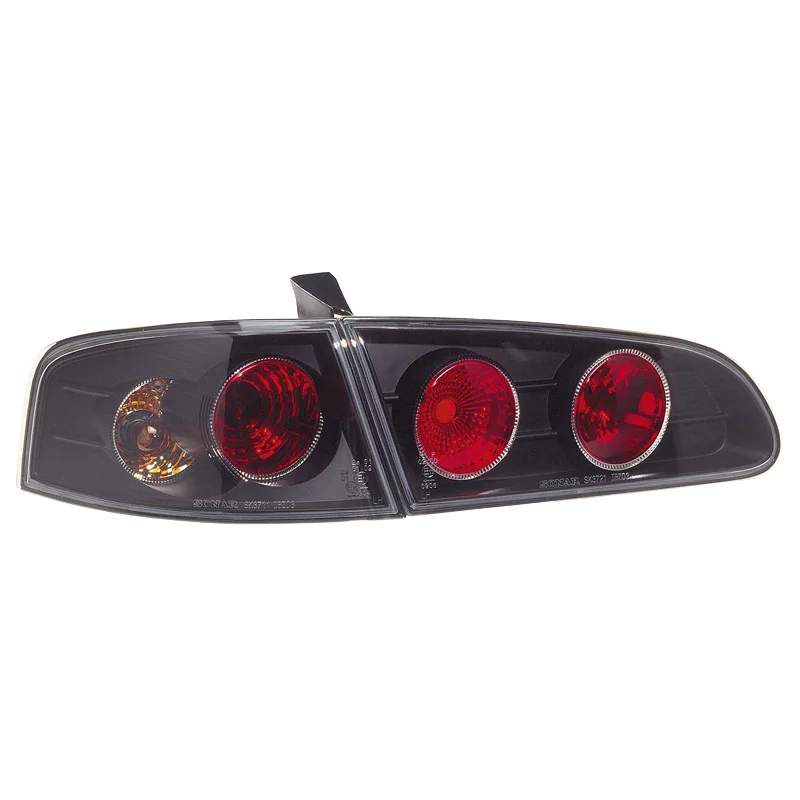 AutoStyle Set Achterlichten passend voor Seat Ibiza 6L 2002-2008 – Zwart