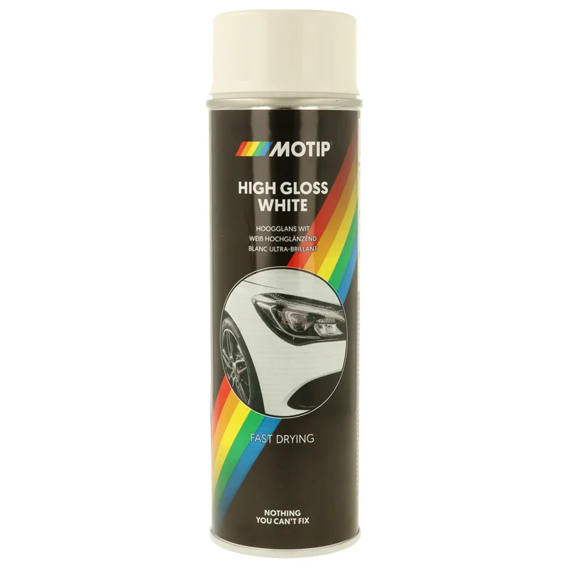 Motip Rallye Lak - Wit hoogglans - 500ml