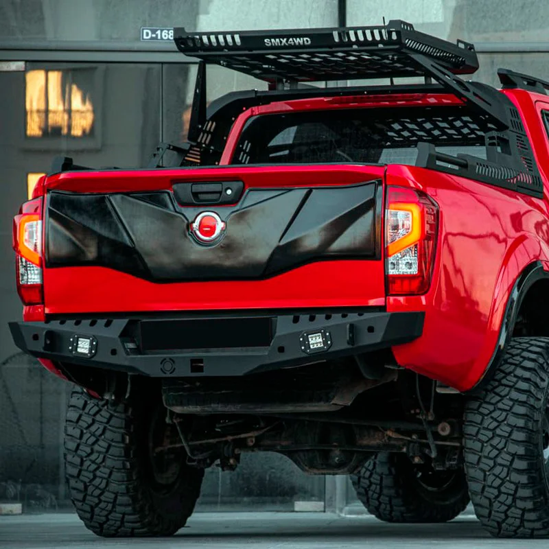 Oneway Achterklepcover passend voor Nissan Navara NP300 (D23) 2014-2021 - Versie 2 - Matzwart