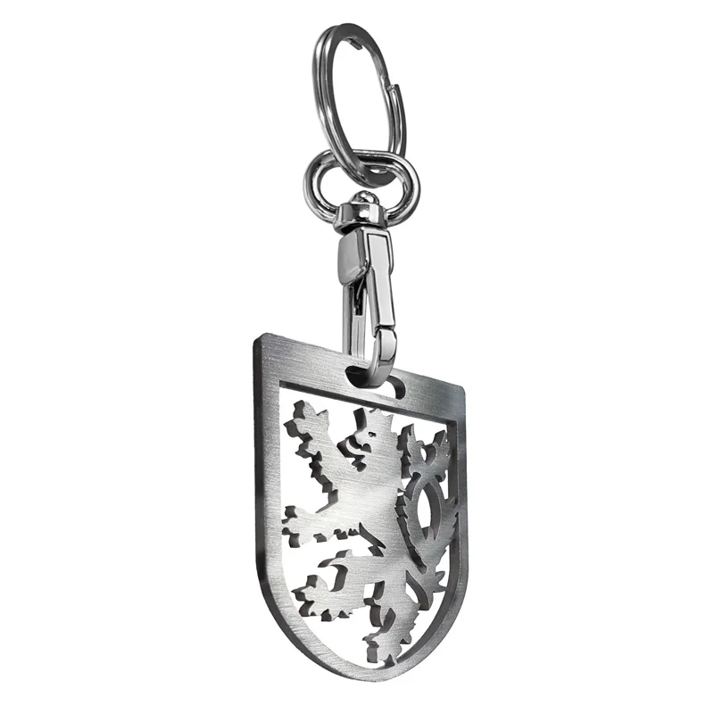 Avisa RVS sleutelhanger - 'Tsjechische Republiek' (Zilver)