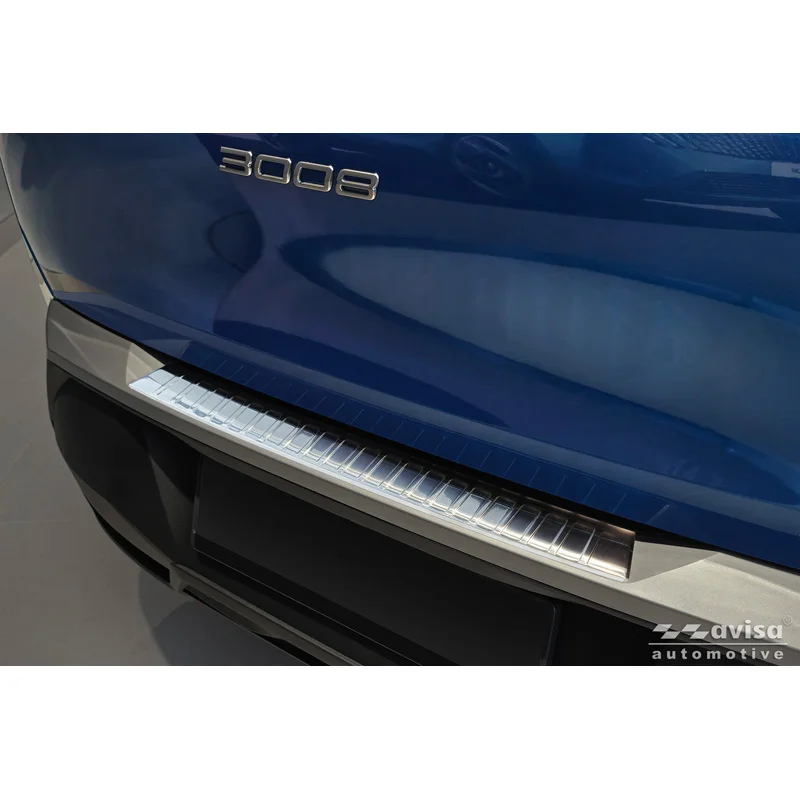Avisa RVS Achterbumperprotector passend voor Peugeot 3008 III 2024- - Zilver