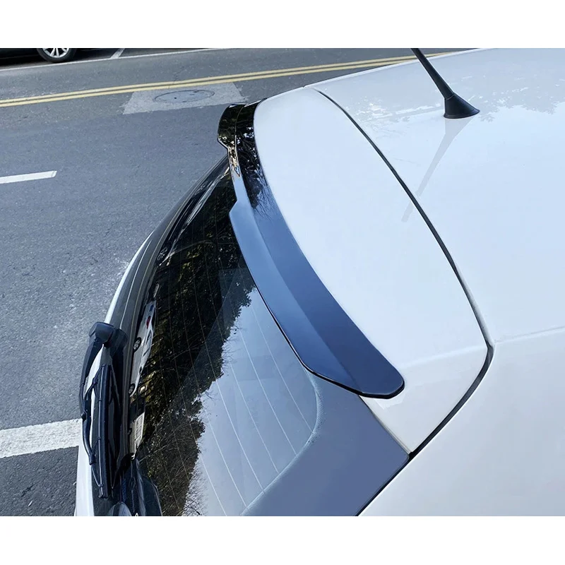 AutoStyle Dakspoiler (Spoiler Cap) passend voor Volkswagen Polo 6R/6C 2009-2017 (ABS Glanzend zwart)