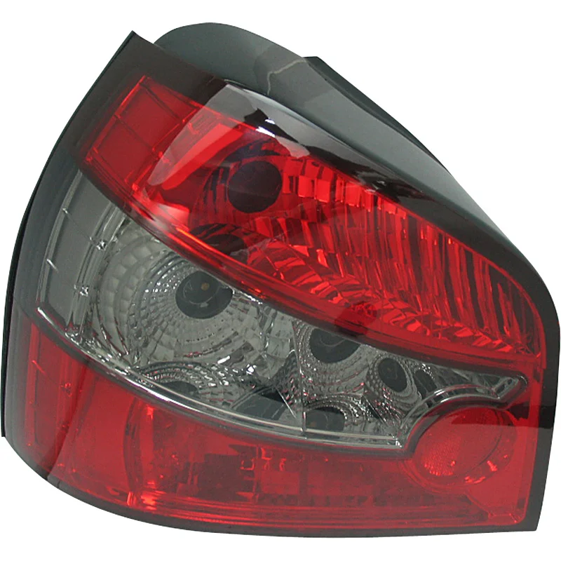 AutoStyle Set Achterlichten passend voor Audi A3 8L 1996-2003 – Rood/Rookgrijs