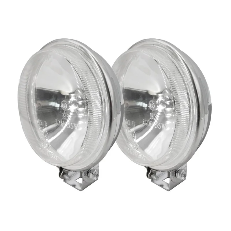 Simoni Racing Verstralerset 115mm - Halogeen H3 - Chrome - Set à 2 stuks