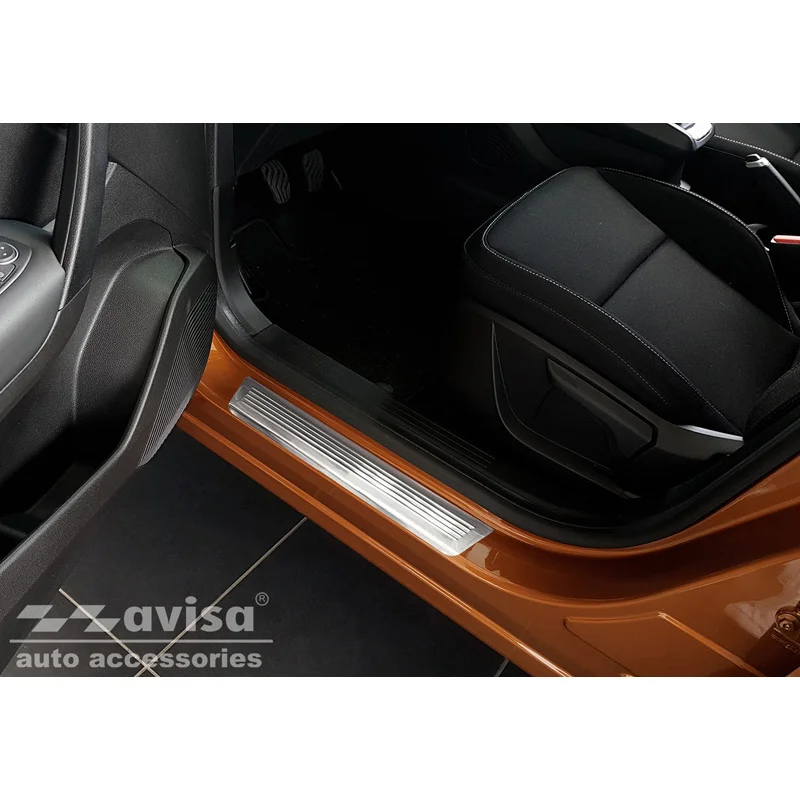 Avisa RVS Instaplijsten passend voor Renault Captur II 2020- 'Lines' - 4-delig
