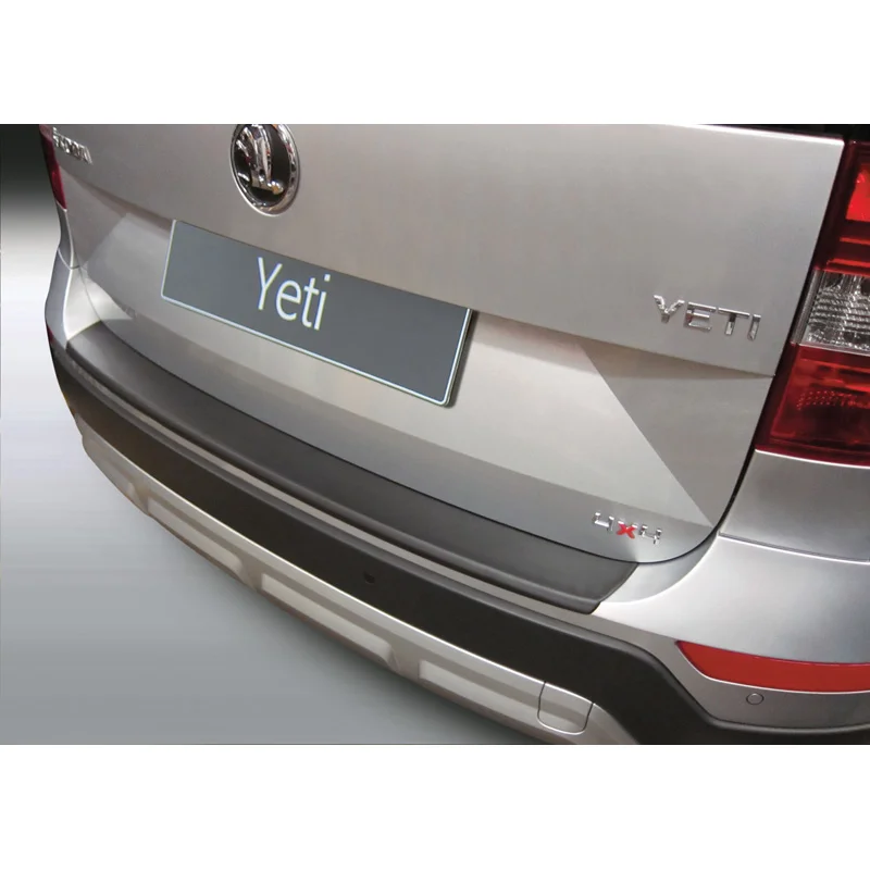 RGM ABS Achterbumper beschermlijst passend voor Skoda Yeti 4×4/Outdoor 2013-2017 Zwart