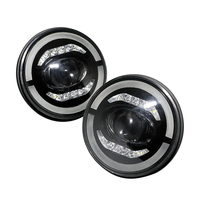 AutoStyle Set LED Koplampen – passend voor Hummer/Jeep/Land Rover/Mazda/Volkswagen diverse modellen – Zwart