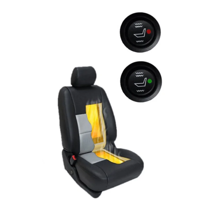 Universele Stoelverwarmingset (Carbon) – voor 1 stoel