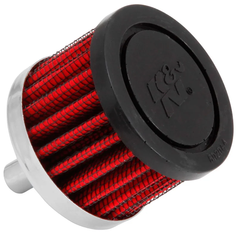 K&N Carterontluchtingsfilter - stalen onderplaat - 10mm aansluiting (62-1000)