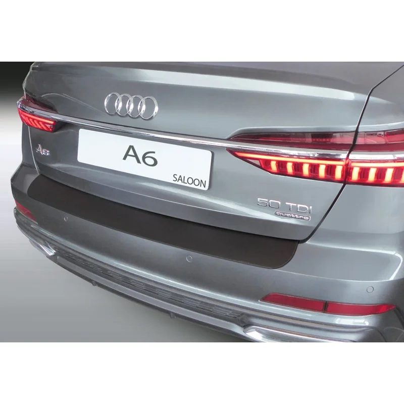 RGM ABS Achterbumper beschermlijst passend voor Audi A6 (C8) Sedan 06/2018- Zwart