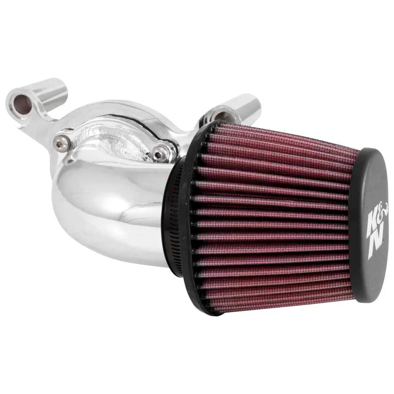K&N Aircharger Kit passend voor Harley Davidson Touring-modellen incl onderkuipen 2008-2015 - Gepolijst (63-1131P)