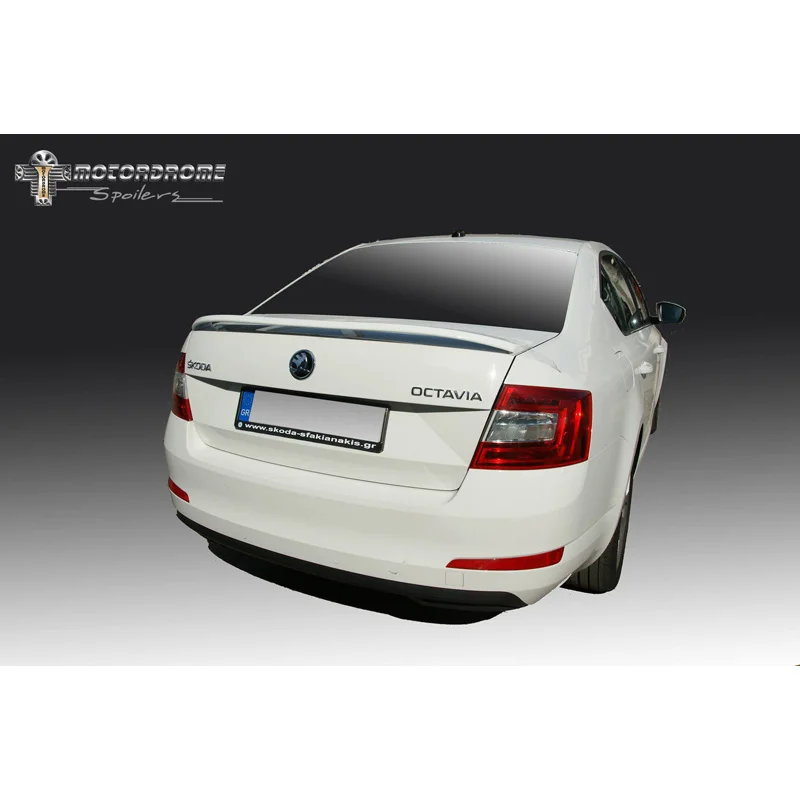 Motordrome Achterspoiler passend voor Skoda Octavia III Sedan 2013-2017 & 2017-2020 ‘RS-style’ (PU)