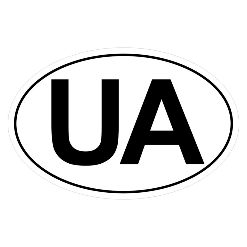 Avisa Auto Tattoo Sticker UA - 16x10,5cm