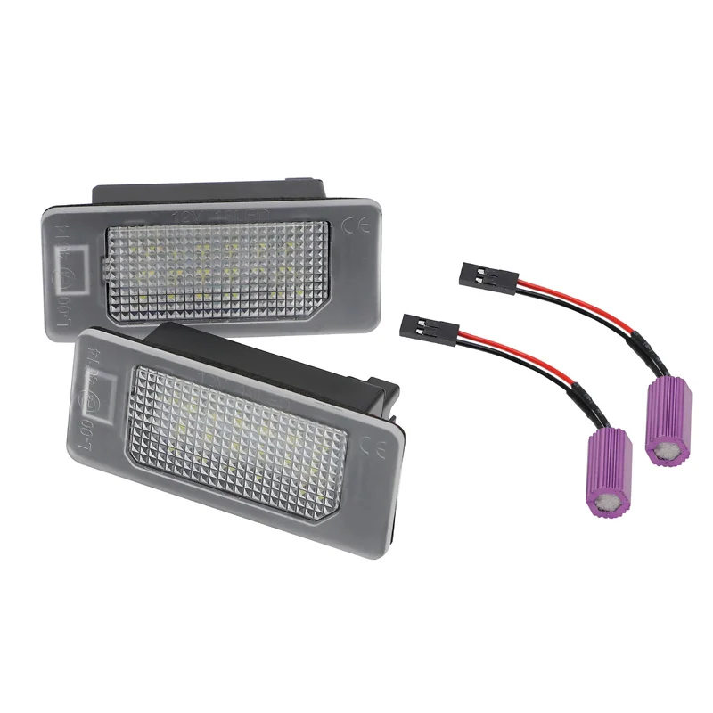 AutoStyle Set LED Nummerplaatverlichting passend voor Skoda Octavia III/Fabia III/Kodiaq/Rapid/Superb III/Yeti