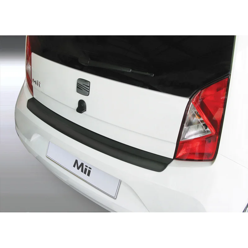 RGM ABS Achterbumper beschermlijst passend voor Seat Mii 2012-2019 Zwart