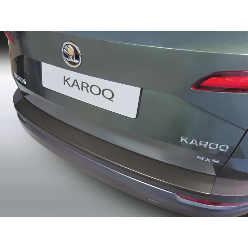 RGM ABS Achterbumper beschermlijst passend voor Skoda Karoq 7/2017-12/2021 Zwart