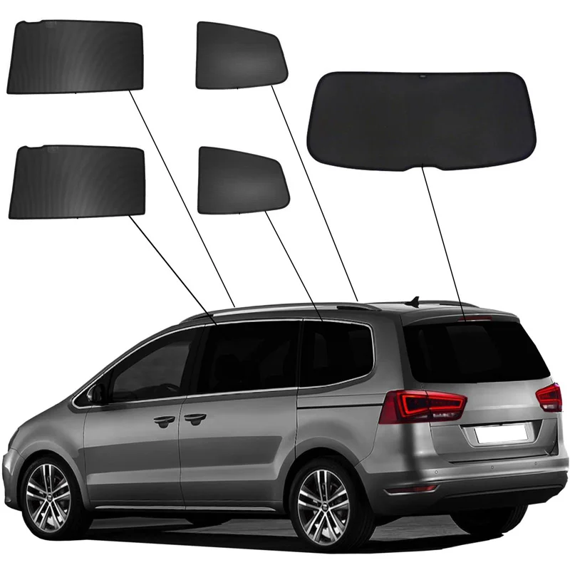 SunClip Zicht- & Zonwering passend voor Volkswagen Sharan & Seat Alhambra (7N) 2010-2022