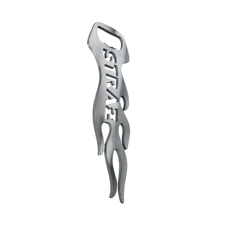 Avisa RVS Flesopener - 'STRAZ' (Zilver)