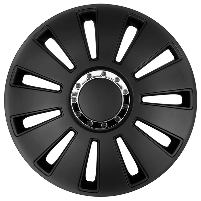 AutoStyle 4-Delige Wieldoppenset Silverstone Pro 13-inch zwart