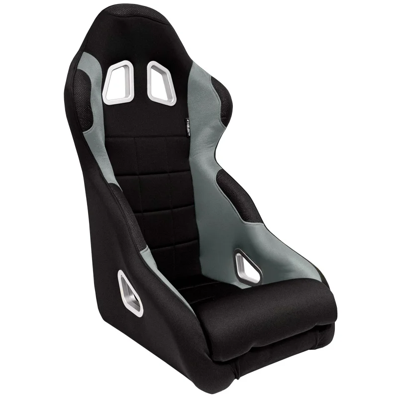 AutoStyle Sportstoel 'K5' - Zwart/Grijs - Vaste rugleuning - incl. sledes