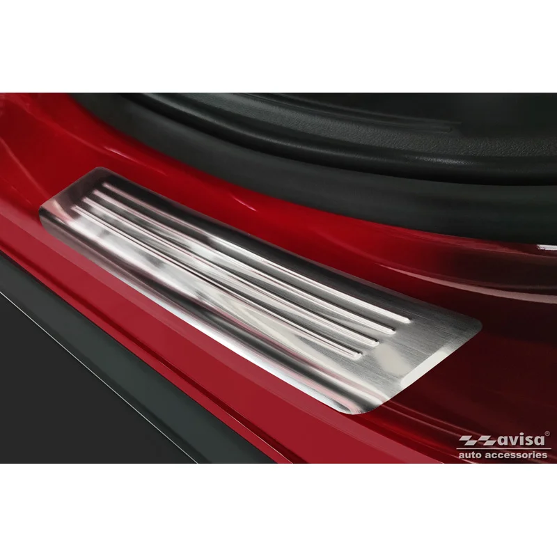 Avisa RVS Instaplijsten passend voor Hyundai Tucson (NX4E) 2020-2024 & Facelift 2024- 'Lines' - 2-delig (achterdeuren)