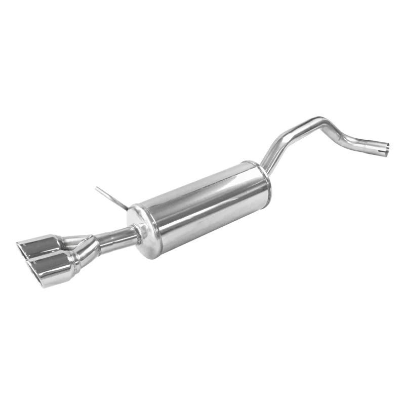 InoXcar 100% RVS Sportuitlaat passend voor Seat Ibiza SC (6J) 1.2 Tsi FR 110pk 2015- 2x80mm X-Race