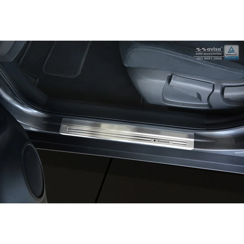 Avisa RVS Instaplijsten passend voor Nissan X-Trail III 2014-2017 & FL 2017-2021 - 'Exclusive' - 4-delig