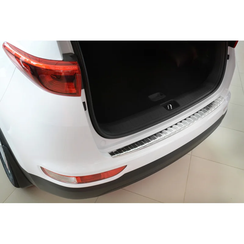 Avisa RVS Achterbumperprotector passend voor Kia Sportage IV 2016-2018 - Zilver