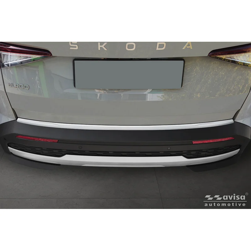Avisa RVS Achterbumperprotector passend voor Skoda Elroq 2024- - Mat Zilver