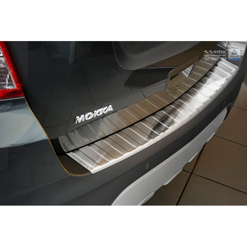Avisa RVS Achterbumperprotector passend voor Opel Mokka 2012-2017 excl. Mokka X - Zilver