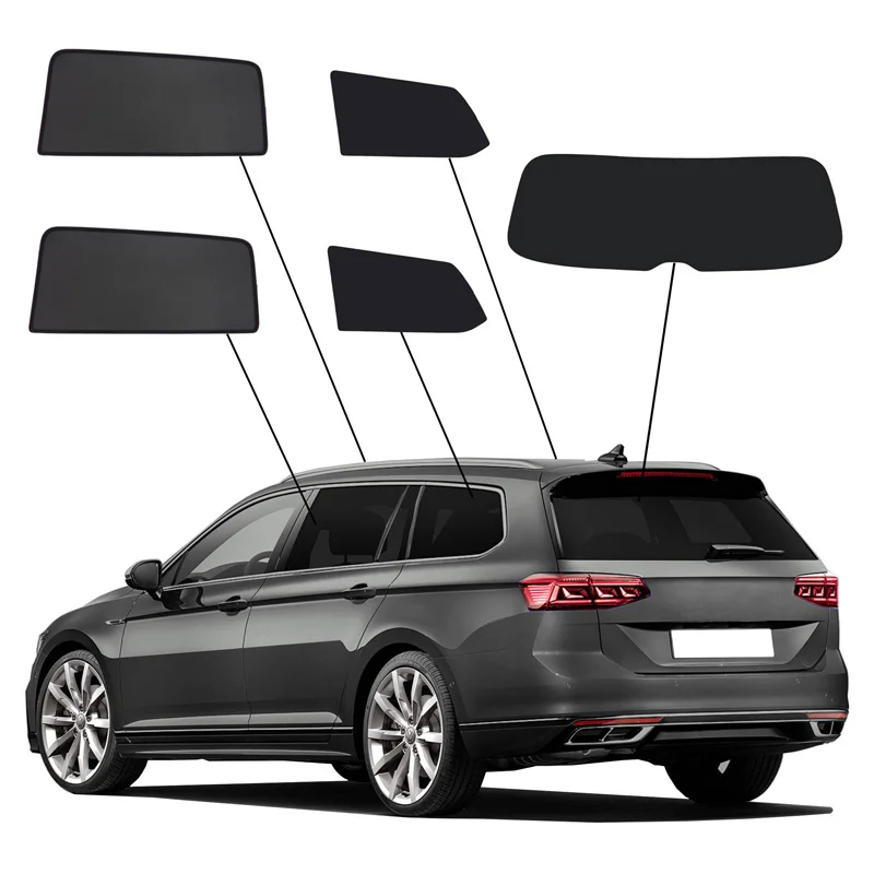 SunClip Zicht- & Zonwering passend voor Volkswagen Passat 3G (B8) Variant 2015-2023
