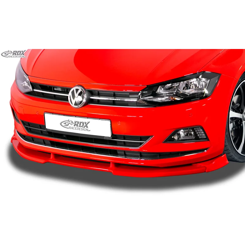 RDX Voorspoiler Vario-X passend voor Volkswagen Polo (2G/AW) 2017- excl. R-Line/GTi (PU)