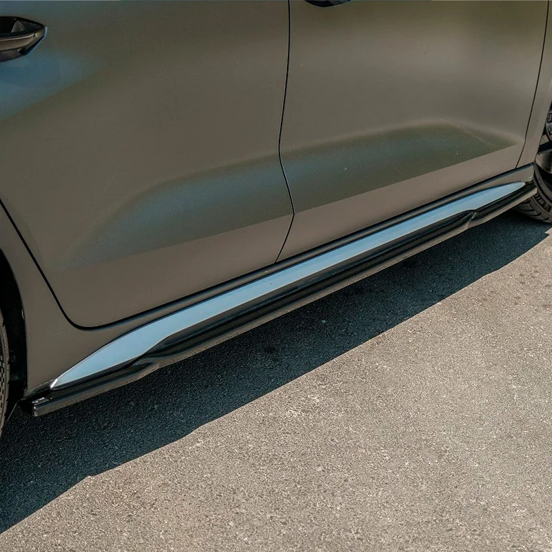 Oneway Set Sideskirts passend voor Audi A3 8Y S-Line/S3 Sedan/Sportback 2020-2024 & Facelift 2025- – Glanzend zwart